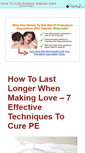 Mobile Screenshot of lastlongermakinglove.com