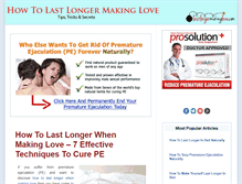 Tablet Screenshot of lastlongermakinglove.com